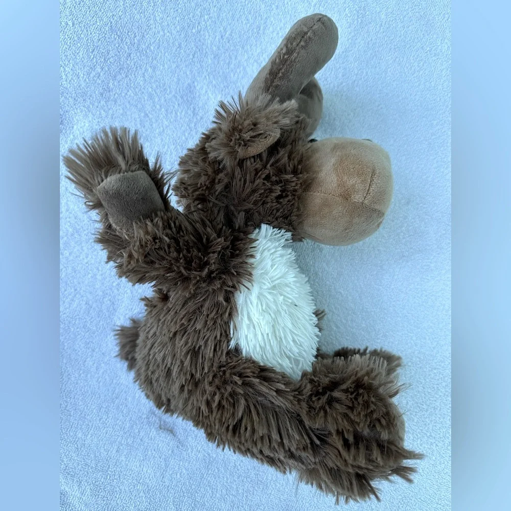 Suzzi Pals Microwaveable Heatable Stuffed Moose Animal Ages 3+ NWT